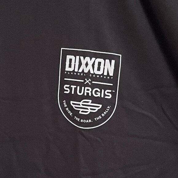 DIXXON Sturgis SD Ride Roar Rally Badge T Shirt Black NEW Men's XL - Picture 4 of 7